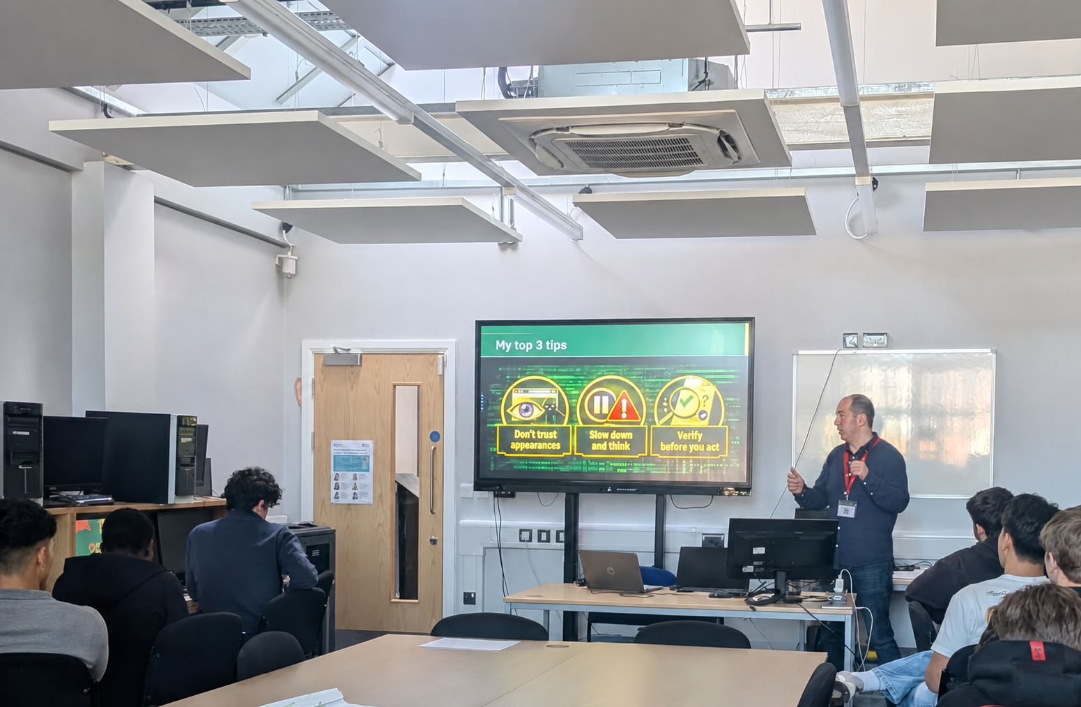 Our educational training to help businesses spot cyber scams